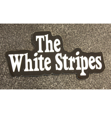 The White Stripes - Logo - Klistermrke