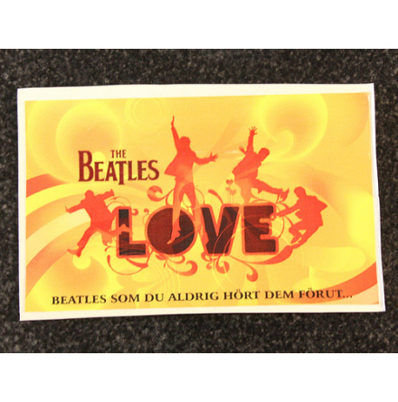 Beatles - Love - Klistermrke