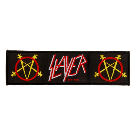 Slayer - Avlång Logo - Tygmärke