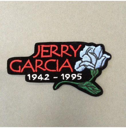 Jerry Garcia - 1942-1995 - Tygmärke