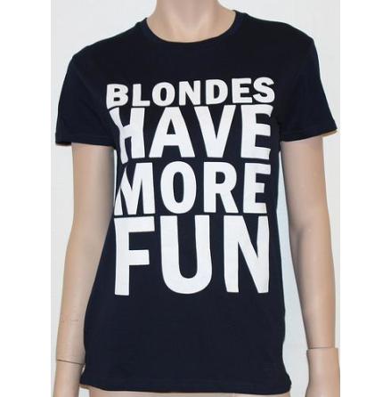 Dam Topp - Blondes Have More Fun - Blå