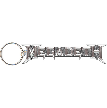 Megadeth - Chrome Logo - Nyckelring
