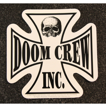 Black Label - Doom Crew - Klistermärke