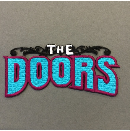 The Doors - Logo Turkos - Tygmärke