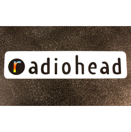 Radiohead - Logo - Klistermrke