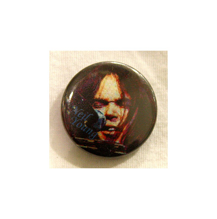 Neil Young - Ansikte - Badge
