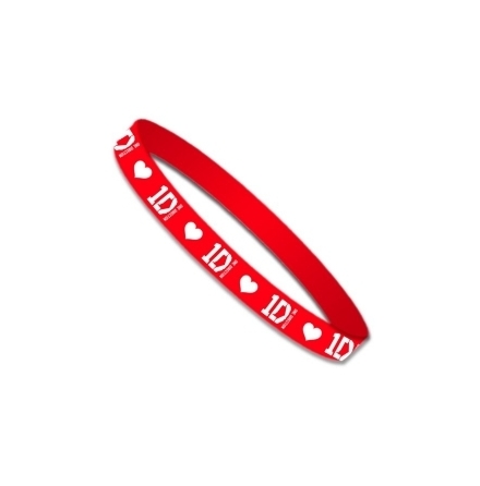 One Direction - Gummi Armband - Red