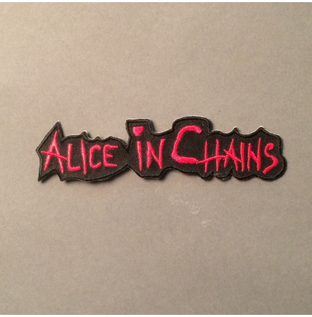 Alice In Chains - Svart/Rd Logo - Tygmrke