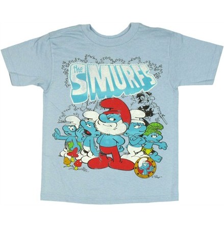 Barn T-Shirt - The Smurfs