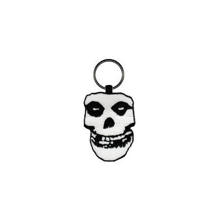 Misfits -  Fiend Skull - Embroidered Oval Keychain