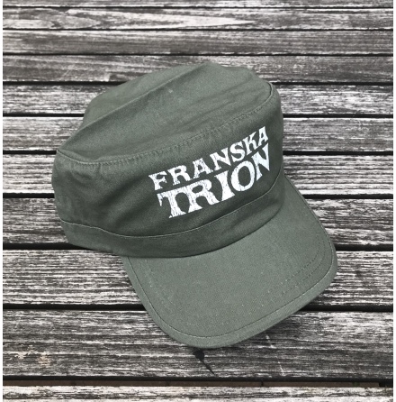 Franska Trion Army Cap Olive Green Logo